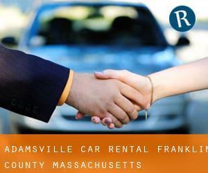 Adamsville car rental (Franklin County, Massachusetts)