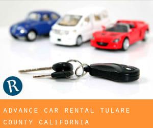 Advance car rental (Tulare County, California)