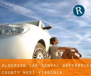 Alderson car rental (Greenbrier County, West Virginia)