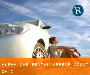 Alpha car rental (Greene County, Ohio)