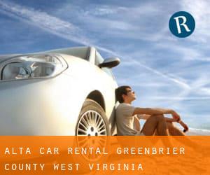 Alta car rental (Greenbrier County, West Virginia)