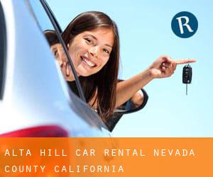 Alta Hill car rental (Nevada County, California)