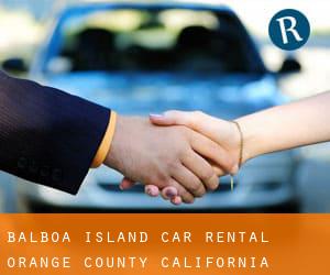 Balboa Island car rental (Orange County, California)