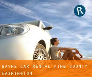 Bayne car rental (King County, Washington)