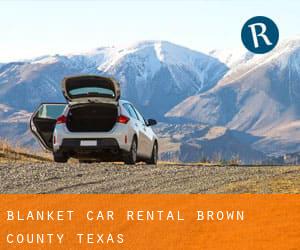 Blanket car rental (Brown County, Texas)