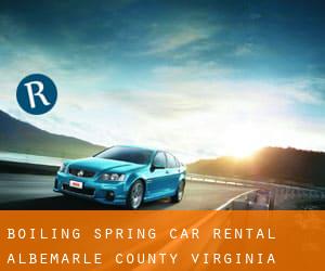 Boiling Spring car rental (Albemarle County, Virginia)