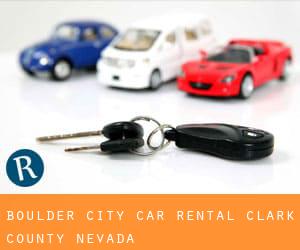 Boulder City car rental (Clark County, Nevada)