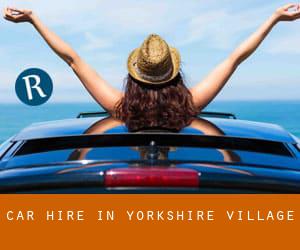 Car Hire in Yorkshire Village