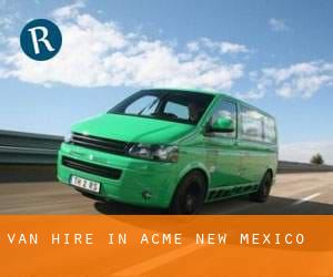 Van Hire in Acme (New Mexico)