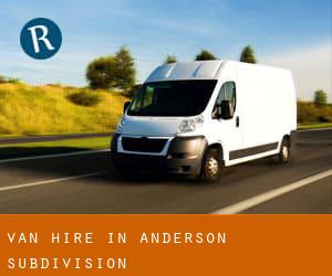 Van Hire in Anderson Subdivision