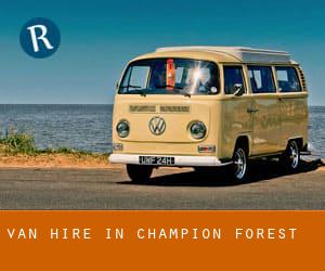 Van Hire in Champion Forest
