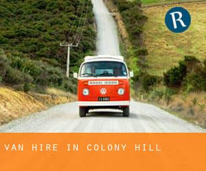 Van Hire in Colony Hill