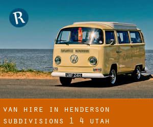 Van Hire in Henderson Subdivisions 1-4 (Utah)