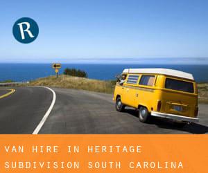 Van Hire in Heritage Subdivision (South Carolina)