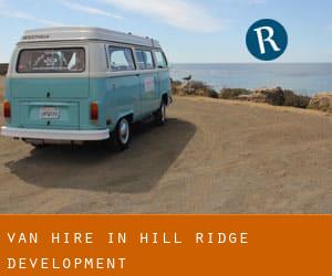 Van Hire in Hill Ridge Development