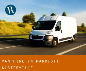 Van Hire in Marriott-Slaterville