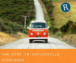 Van Hire in Saylesville Highlands