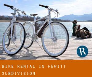 Bike Rental in Hewitt Subdivision