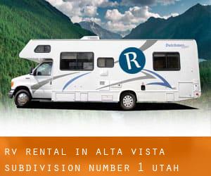 RV Rental in Alta Vista Subdivision Number 1 (Utah)