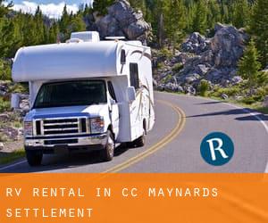 RV Rental in CC Maynards Settlement
