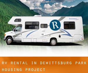 RV Rental in Dewittsburg Park Housing Project