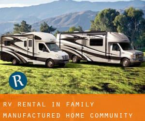 RV Rental in Family Manufactured Home Community