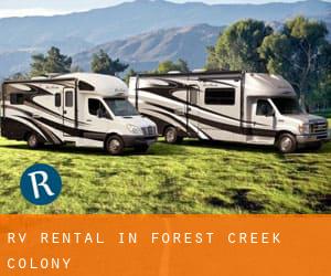 RV Rental in Forest Creek Colony