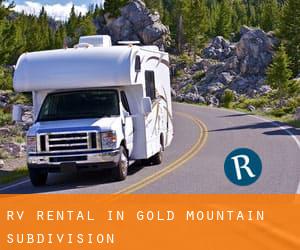 RV Rental in Gold Mountain Subdivision