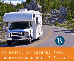 RV Rental in Orchard Park Subdivision Number 3-7 (Utah)
