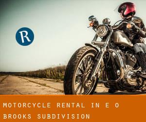 Motorcycle Rental in E O Brooks Subdivision