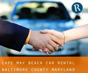 Cape May Beach car rental (Baltimore County, Maryland)