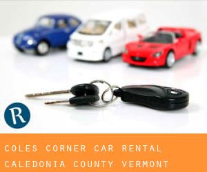 Coles Corner car rental (Caledonia County, Vermont)