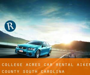 College Acres car rental (Aiken County, South Carolina)
