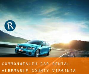 Commonwealth car rental (Albemarle County, Virginia)