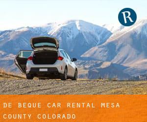 De Beque car rental (Mesa County, Colorado)