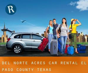 Del Norte Acres car rental (El Paso County, Texas)