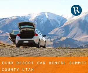 Echo Resort car rental (Summit County, Utah)