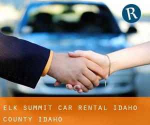Elk Summit car rental (Idaho County, Idaho)