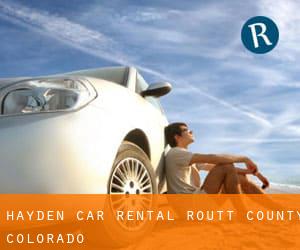 Hayden car rental (Routt County, Colorado)