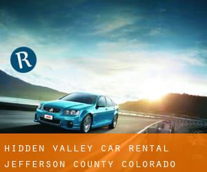 Hidden Valley car rental (Jefferson County, Colorado)