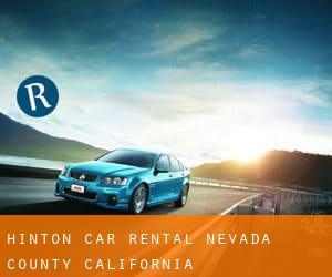 Hinton car rental (Nevada County, California)