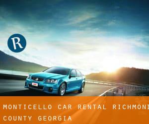 Monticello car rental (Richmond County, Georgia)