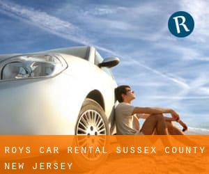 Roys car rental (Sussex County, New Jersey)