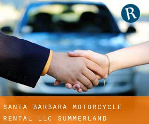 Santa Barbara Motorcycle Rental LLC (Summerland)