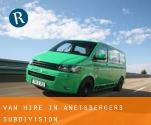 Van Hire in Anetsberger's Subdivision