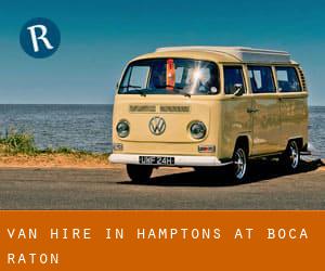 Van Hire in Hamptons at Boca Raton