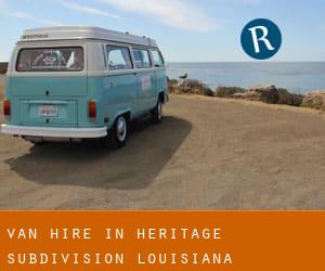 Van Hire in Heritage Subdivision (Louisiana)