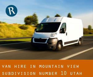 Van Hire in Mountain View Subdivision Number 10 (Utah)