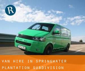 Van Hire in Springwater Plantation Subdivision