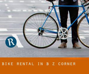 Bike Rental in B Z Corner